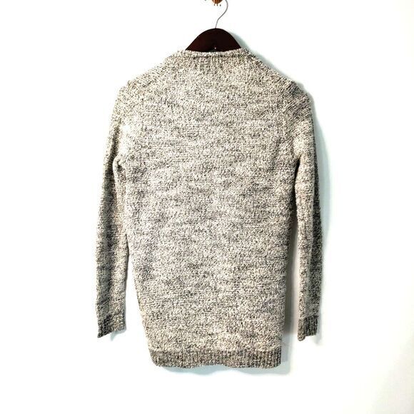 J. Crew Women XXS Boucle Knit Open Front Cardigan Long Sleeve Boho Sweater Retro - Picture 5 of 9